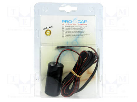JATKOJOHTO AUTON TUPAKANSYTYTTIMEEN - VIRTALÄHT.JÄNN: 12÷24VDC - Autopistokelaturit ja virtalähteet - PROCAR-67887000 - 2