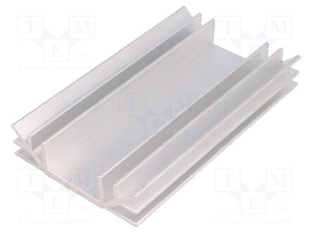 JÄÄHDYTYSLEVY - U - L: 120MM - W: 70MM - H: 19MM - ALUMIINI - Jäähdytyslevyt - RAD-A4463120 - 1