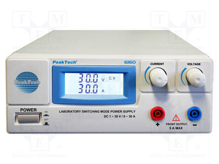 LABORATORY POWER SUPPLY: STANDARD - 0÷30VDC - 0÷30A - ?50MV - 900W - Laboratorioteholähteet - PKT-P6160 - 1