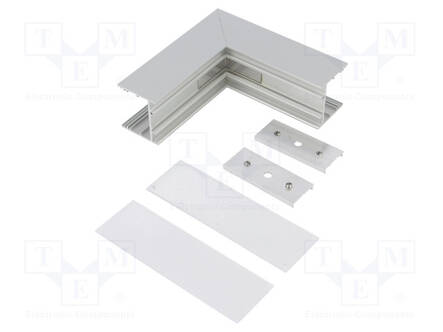 LIITIN 270° - HOPEA - ALUMIINI - ANODISOITU - VARIO30-02 - Profiilit LED nauhoille - TOP-V4710020 - 2