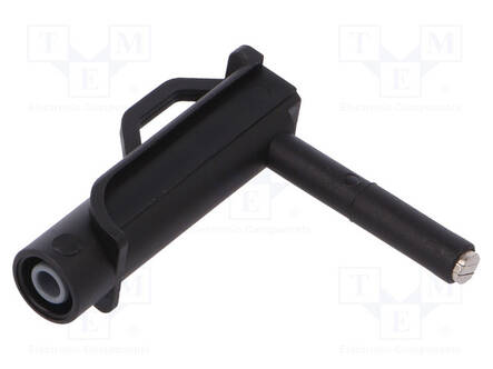 MAGNEETTIKYTKIMEN HATTU 4A - MUSTA - PISTORASIAN KOKO: 4MM - 90° KULMA - Mittapäät - POM-73106-0 - 1