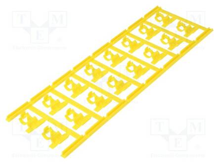 MERKIT - 3,5÷7MM - POLYAMIDI 66 - KELTAINEN - -40÷100°C - SFC - UL94V-2 - Kaapeleiden merkintä - WM-1025270000 - 2