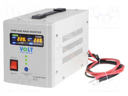 MUUNNIN: DC/AC - 500W - LÄHTÖJÄNNITE 230VAC - LÄHTÖ: AC PISTORASIAA 230V - Invertterit ja jännitteenalentimet - SINUS-PRO-800 - 1
