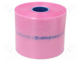 SUOJAPUSSI - ESD - L: W: 200MM - PAKS.: 90UM - POLYETEENI - PINKKI - ESD laukut, foliot - ERS-200310020 - 1