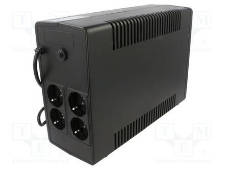 UPS VIRTALÄHDE - 900W - 1,5KVA - 220V - SCHUKO X4 - 115X320X220MM - 8AH - UPS ja tietokeneen virtalähteet - EG-UPS-H1500 - 2