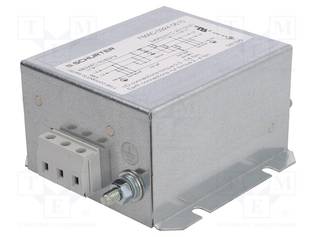 SUODATIN: HÄIRIÖSUOJA-KOLMIVAIHEINEN - RUUVATTU - 6A - NAVAT: 1 - Häiriönpoistosuotimet - FMAC-0924-0610 - 1