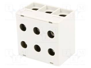 LIITIN: KISKO-480A - 690V - RUUVI TERMINAALI - HARMAA - POLYAMIDI - Kiskoliittimet - T023050 - 1