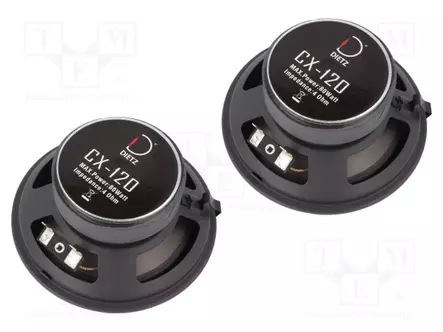 AUTOKAIUTTIMET - KAKSITIE-120MM - 80W - 97÷20000HZ - MERCEDES W-124 - Autokaiutin setit - CX-120 - 2