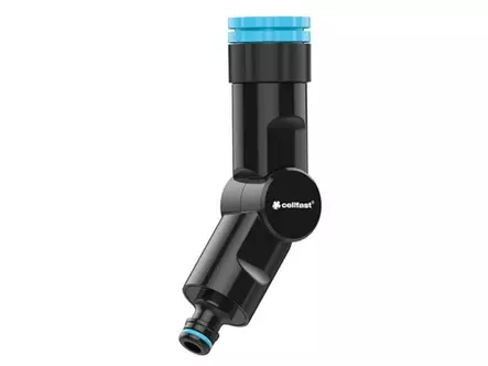 CELLFAST - UNIVERSAL ANGLE TAP CONNECTOR WITH FEMALE THREAD - ERGO - Puutarhaletkut, liittimet ja kastelu - CF53-250 - 1