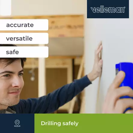 Detector suitable for wood, ferrous metal an AC live wire - Lämpömittarit - DEM600 - 2