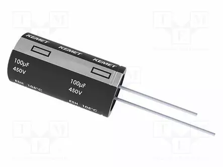 ELEKTROLYYTTIKONDENSAATTORI - THT - 22UF - 400VDC - Elektrolyyttikondensaattorit - pysty - ESH226M400AL4AA-0 - 1