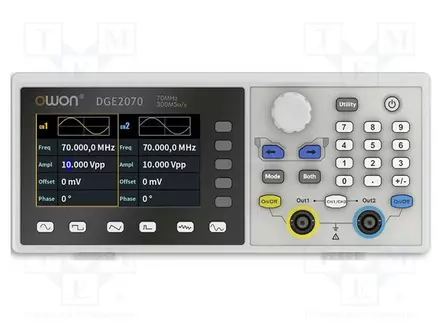 LABORATORY GENERATOR: ARBITRARY, FUNCTION - 70MHZ - LCD TFT 3,6" - Funktiogeneraattorit ja taajuuslaskimet - DGE2070 - 1