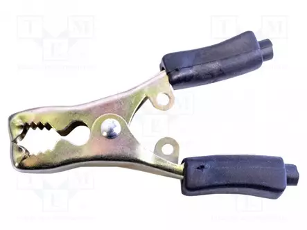 HAUENLEUKA - 40A - LEVITYSALUE: MAX.13MM - KOK.PIT: 76MM - MUSTA - Krokotiili klipsit - BU-115-0 - 2