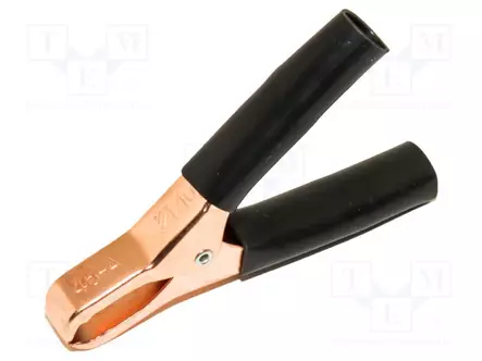 HAUENLEUKA - 50A - LEVITYSALUE: MAX.29MM - KOK.PIT: 74MM - MUSTA - Krokotiili klipsit - BU-46A-0 - 1