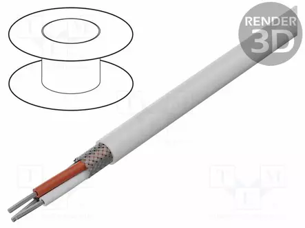 JOHTO - 4X20AWG - CU - PTFE - VALKOINEN - -65÷200°C - 600V - CPR: ECA - Lämmönkestävät kaapelit - 83350E.0091000 - 1