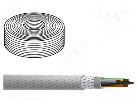 JOHTO - MACHFLEX 375SY - 4G1,5MM2 - PVC - LÄPINÄKYVÄ - 300V,500V - Suojatut moninapakaapelit - C4GDSY-KC50 - 1