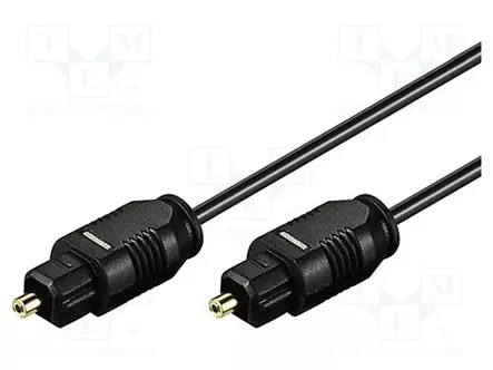 KAAPELI - TOSLINK-PISTOKE,MOLEMMIN PUOLIN - 2M - ØJOH: 2,2MM - Muut audio-videokaapelit - AVK-216-0200 - 1