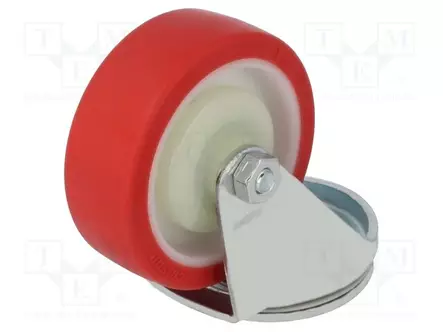 KULJETUSPYÖRÄ - Ø: 100MM - W: 30MM - H: 128MM - VÄÄNTÖ-250KG - Kuljetuspyörät - JTPU-1005-5000 - 1