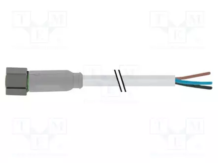 KAAPELI: ANTUREITA/AUTOMATIIKKAA VARTEN - M8 - PIN: 3 - SUORA - Teollisuus anturikaapelit - 7014-08041-2101000 - 1