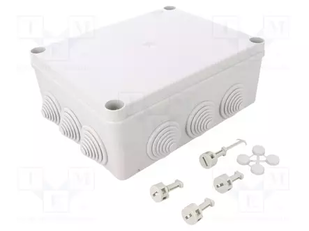 KYTKENTÄRASIA - X: 181MM - Y: 231MM - Z: 89MM - IP55 - HARMA - Kytkentärasiat - 1SL0826A00 - 1