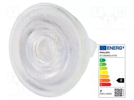 LED LAMPPU - NEUTRAALIVALKOINEN - GU5,3 - 12VAC - 660LM - P: 7W - 36° - LED lamput - 81479600 - 1