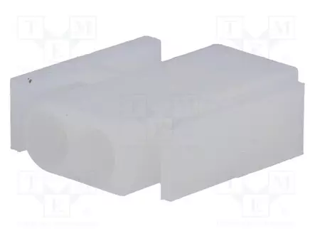 LIITIN: JOHTO-JOHTO - PISTOKE - NAARAS - PIN: 2 - .140 MATE-N-LOK - 1X2 - Signaaliliittimet rasteri 6,10mm - 1-350344-0 - 1