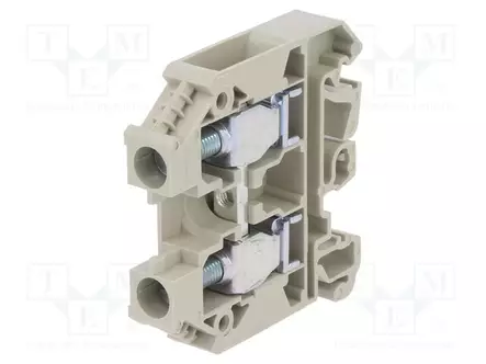 LIITIN: KISKO-57A - 1KV - RUUVI TERMINAALI - HARMAA - 10MM2 - NAVAT: 1 - Kiskoliittimet - 57.510.0155.0 - 1