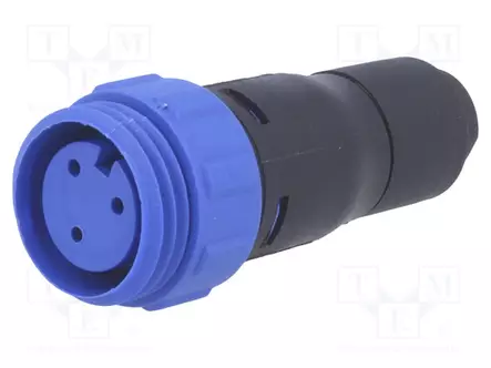 NAARASLIITIN - PIN: 3 - 250V - ILMAN LIITOKSIA - PX liittimet - PX041103S4550 - 1