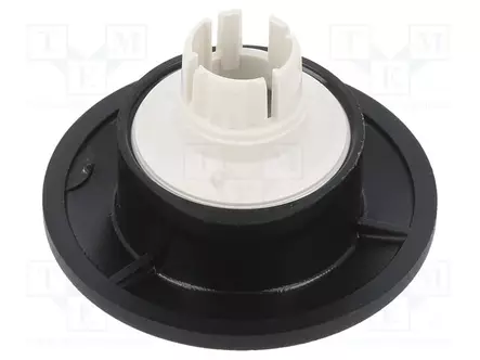 NÄPPÄIMEN LINSSI - 22MM - 61 - MUSTA - MUOVI - P.MITAT: Ø32MM - Taulukytkimien lisävarusteet - 61-9593.0 - 2