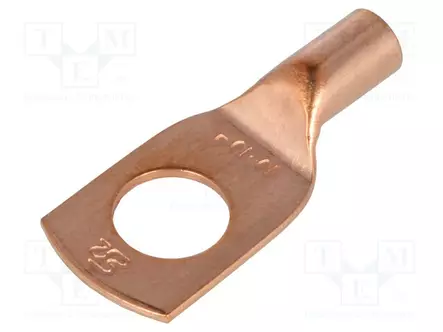 PÄÄTE: PUTKIKAAPELIKENKÄ - M10 - 10MM2 - PURISTETTAVA - L: 25,5MM - Eristämättömät liittimet - OCZ-01010 - 1