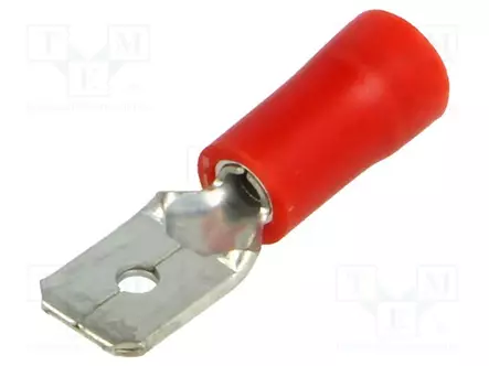 PURISTUSLIITIN - LITTEÄ - 6,3MM - 0,8MM - UROS-0,25÷1,5MM2 - PURISTETTAVA - Eristetyt liittimet - BM00180 - 1