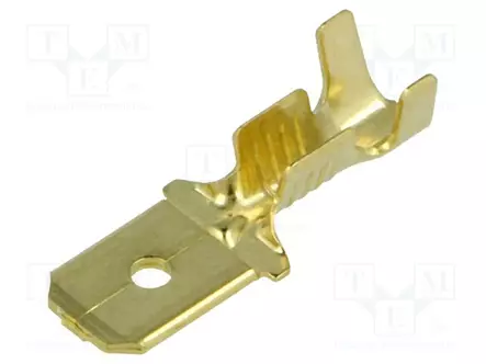 PURISTUSLIITIN - LITTEÄ - 6,3MM - 0,8MM - UROS-1÷2,5MM2 - PURISTETTAVA - Eristämättömät liittimet - BM01280 - 1