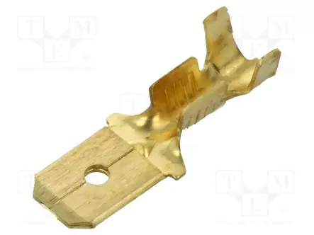 PURISTUSLIITIN - LITTEÄ - 6,3MM - 0,8MM - UROS-1÷2,5MM2 - PURISTETTAVA - Eristämättömät liittimet - BM02280 - 1