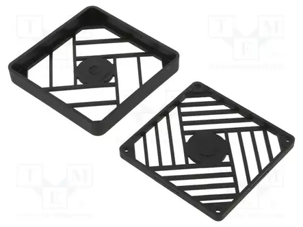 SUOJA - 80X80MM - RUUVI - AUKKOJEN RASTERI: 72MM - Tuulettimien suojat - 8GE11CP080 - 2