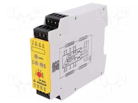 AUTOMATION MODULE: SAFETY RELAY - 24VDC - CONTACTS: NO X3 - -25÷55°C - Turvakytkimet - säätömoduulit - R1.188.0640.0 - 1
