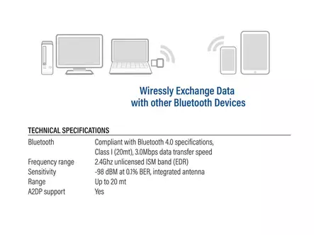USB Bluetooth adapter - Tietokoneen oheislaitteet - ACTAC6030 - 2