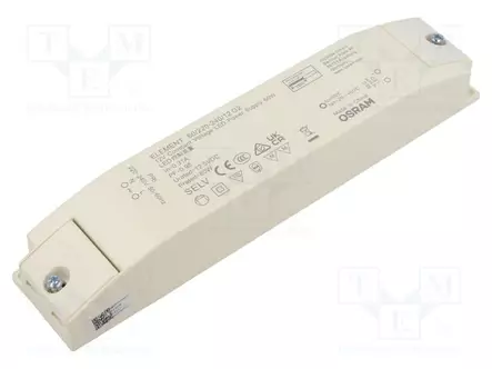 VIRTALÄHDE: IMPULSSI - LED - 60W - 12,5VDC - 220÷240VAC - IP20 - -20÷50°C - LED teholähteet - 4062172277860 - 1
