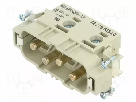 HDC LIITIN - PIN: 4 - 82A - RUUVATTU - Wieland liittimet - 72.218.0453.0 - 1