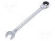 WRENCH: COMBINATION SPANNER - RATTLE - 10MM - CHROMIUM PLATED STEEL - Vääntötyökalut ja kiintolenkit - ST-40171010 - 1