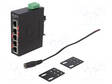 ETHERNET KYTKIN - PORTTIEN LUKU: 5 - 12÷48VDC - RJ45 - Teollisuusverkot - LNX-C500 - 1