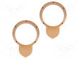 KAIUTTIMEN KOROKERENGAS - MDF - 200MM - VW - KYLLÄSTETTY,MAALATTU - 2KPL - Kaiuttimen MDF soviterenkaat  - MDF-D.80 - 1