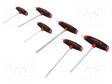 WRENCH: HEX KEY-SET - KIND OF HANDLE: T - 6PCS. - Kuusiokolo- ja TORX avaimet - WIHA.45620 - 1