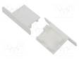 LED PROFIILIN PÄÄTYPALA - VALKOINEN - LARKO - Profiilit LED nauhoille - K-C24006C10 - 1