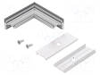 LIITIN 90° - LUONNOLLINEN - ALUMIINI - CORNER10 - Profiilit LED nauhoille - TOP-83110020 - 2