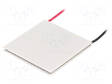MODUULI: PELTIERIN - 15,4V - 15A - 50X50X3,8MM - 136W - AL2O3 - 16AWG - Peltier elementit - PM-50X50-150 - 1