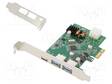 PC-KORTTI: PCIE - PCIE,USB A-PISTORASIA X2,USB C RASIA - USB 3.2 - Tietokonetarvikkeet - muut - PC0090 - 1