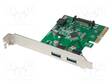 PC-KORTTI: PCIE - USB A-PISTORASIA X2 - USB 3.0 - Tietokonetarvikkeet - muut - PC0080 - 1