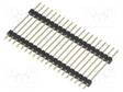 PIIKKIRIMA UROS - PIN: 20 - KERROKSISET - SUORA - 2,54MM - THT - Piikkirimaliittimet - ZL2029-20 - 1