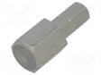 RUUVAUSKÄRKI - KUUSIOKOLO - HEX 10MM - 1/4" - KOK.PIT: 25MM - Ruuvauskärjet - WIHA.01710 - 1