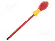 SCREWDRIVER: INSULATED - SLOT - 8X1.2MM - BLADE LENGTH: 175MM - 1KVAC - Ruuvimeisselit ja sarjat - WIHA.00830 - 1